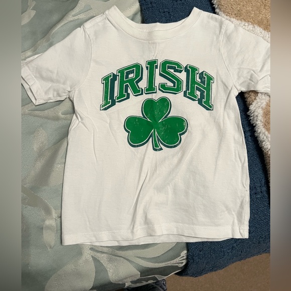 Bundle of 2 Irish 3T St. Patrick’s Day shirts green and white toddler boy - Picture 8 of 10